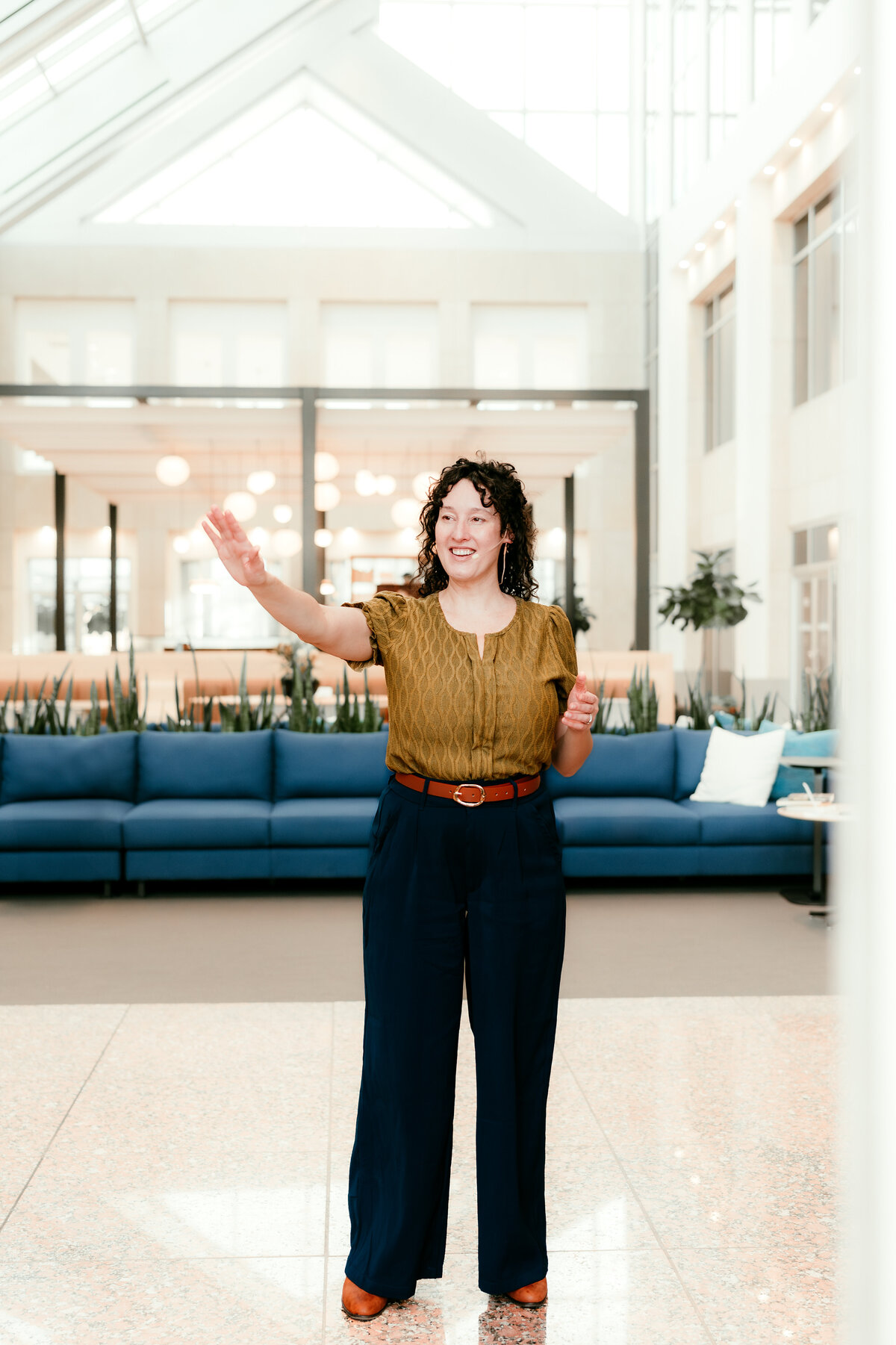 Corporate branding photos in Minnesota offices for professionals seeking personal brand photography near me.