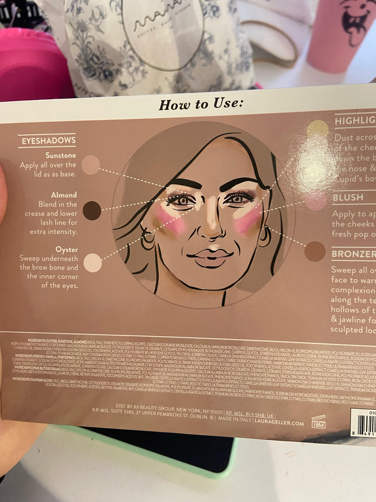 LG face map
