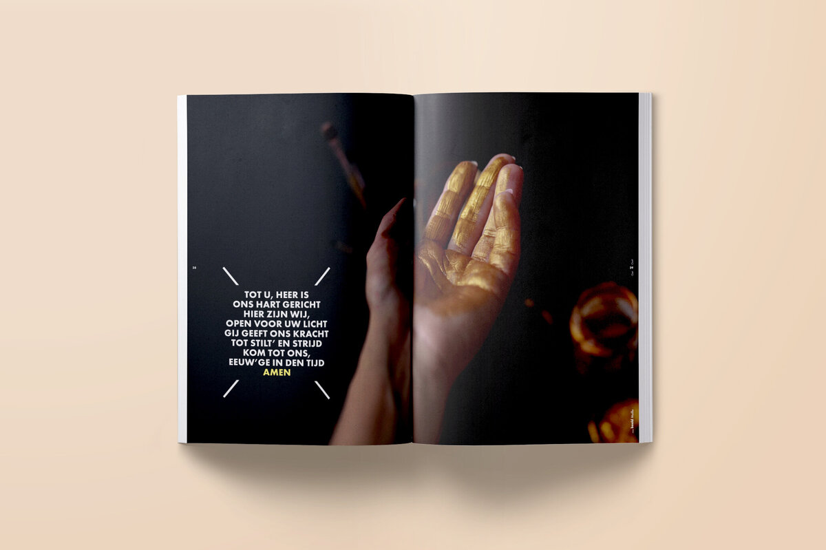 Jubileum magazine Get Out! ontwikkelt de Remonstranten. Begeleiding, productie, redactie en ontwerp magazine door Bladkamer.