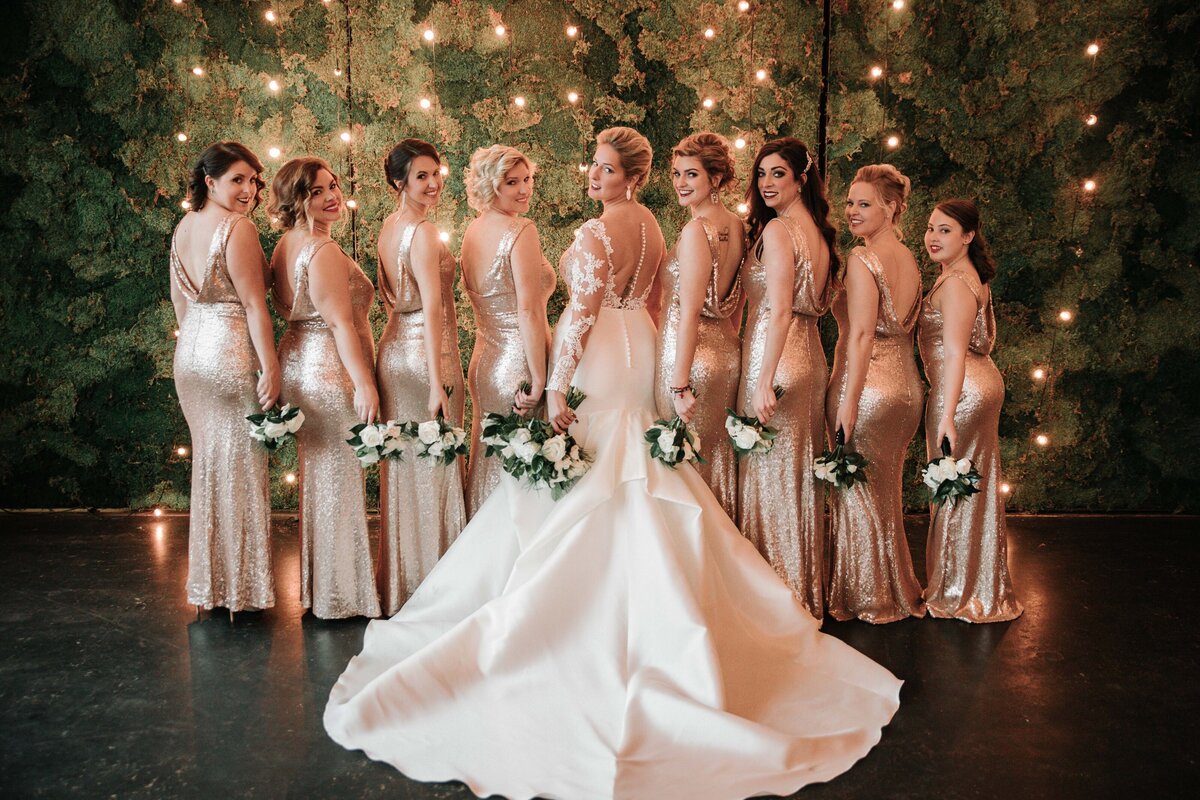 vintage glam bride with birdcage veil with updo and makeup