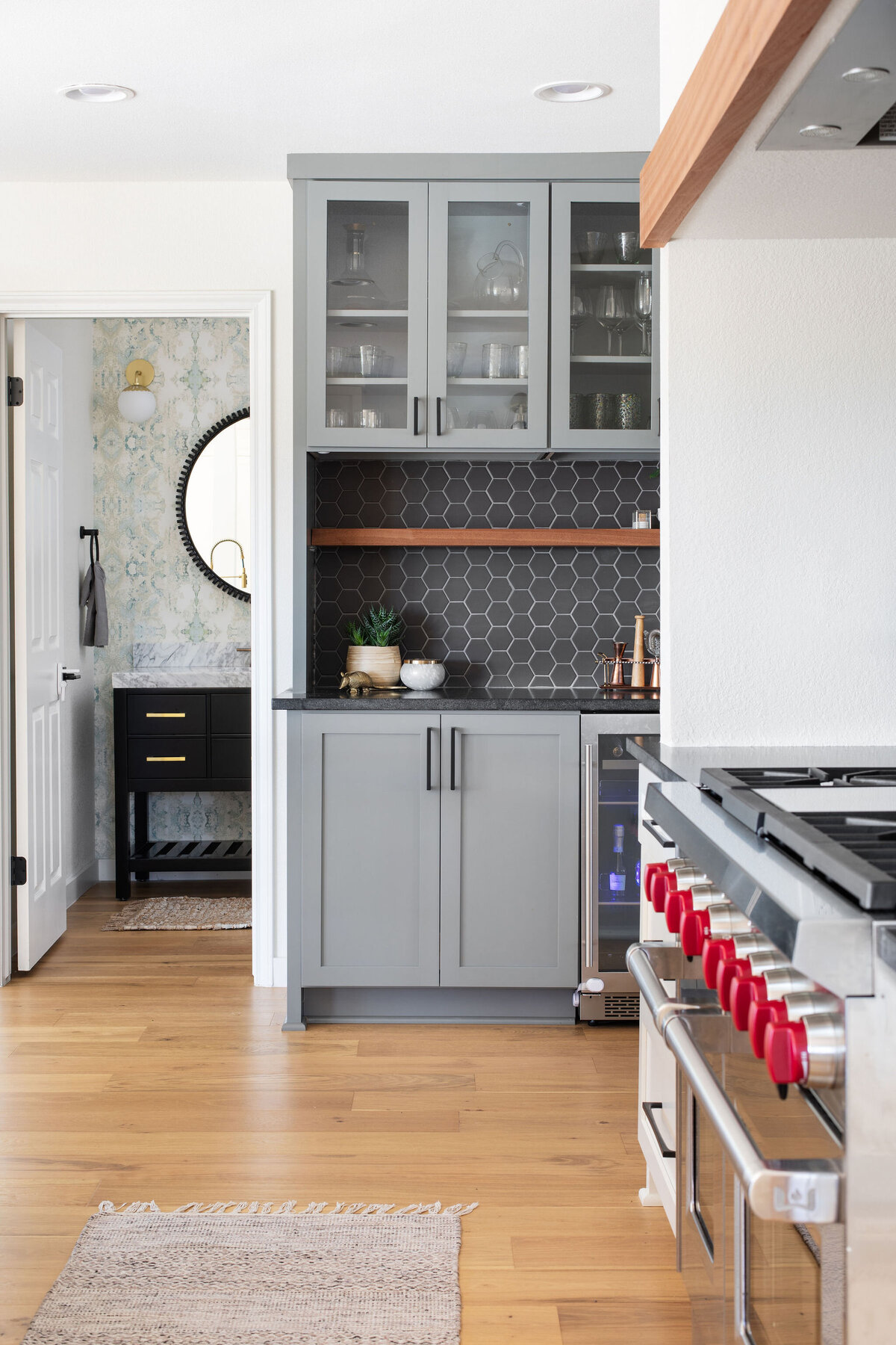 Hello Home Modern Transitional Kitchen with Shaker Cabinets 13