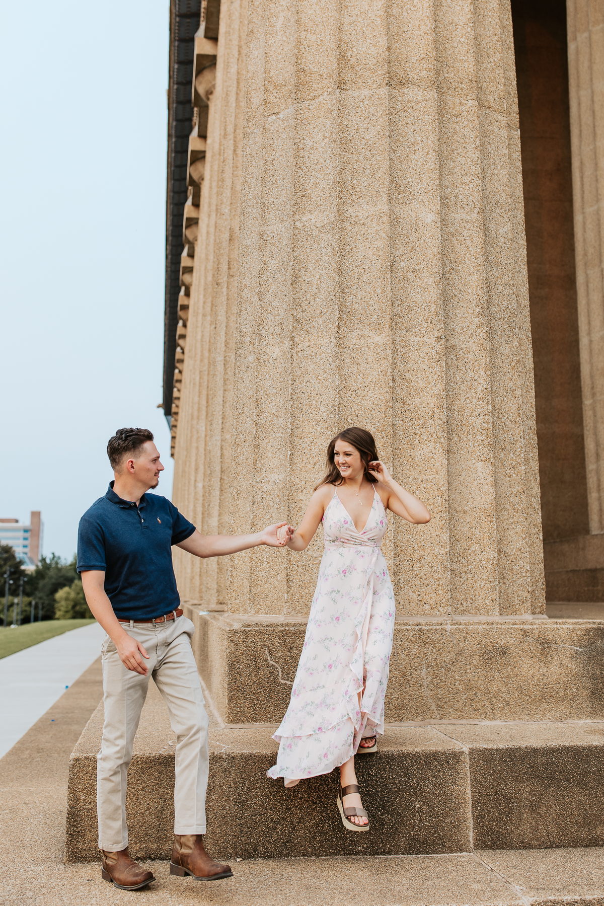 Nashville Pedestrian Bridge and Centenniel Park Engagement Session | Nashville, TN | Carly Crawford Photography | Knoxville and Tennessee Wedding, Couples, and Portrait Photographer-287325