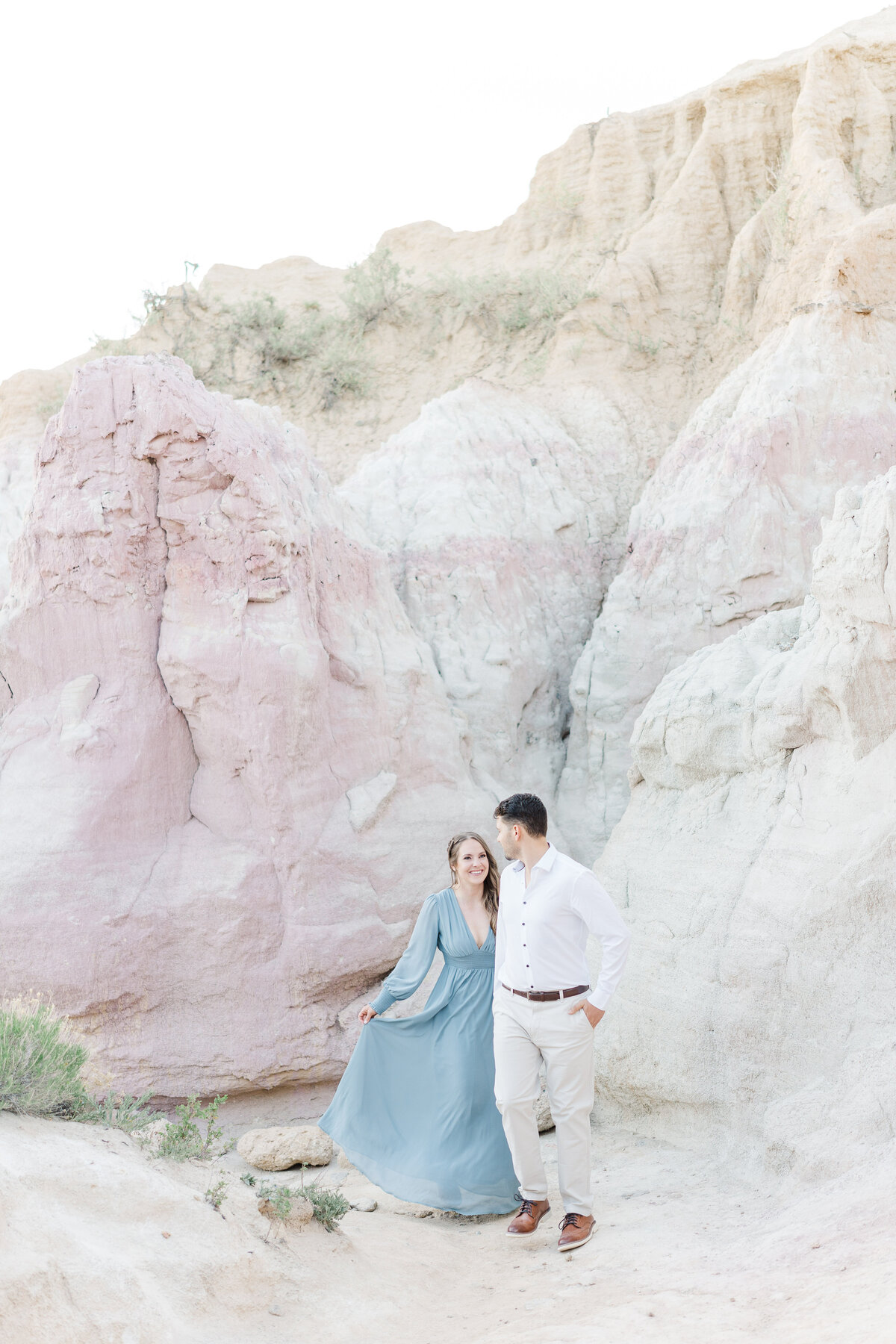 Paint Mines Interpretive Park El Paso Colorado Engagement Session Light and Airy Romantic Pictures Elena Spraguer Photography 0062