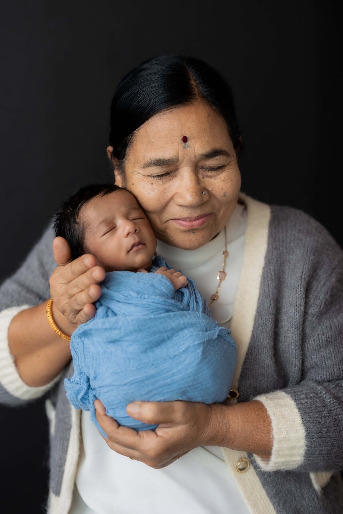 Newborn Portraits with Grandma