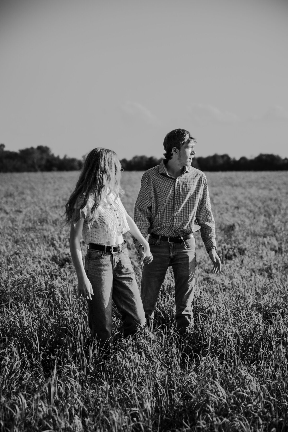 black and white couples photo in central new york