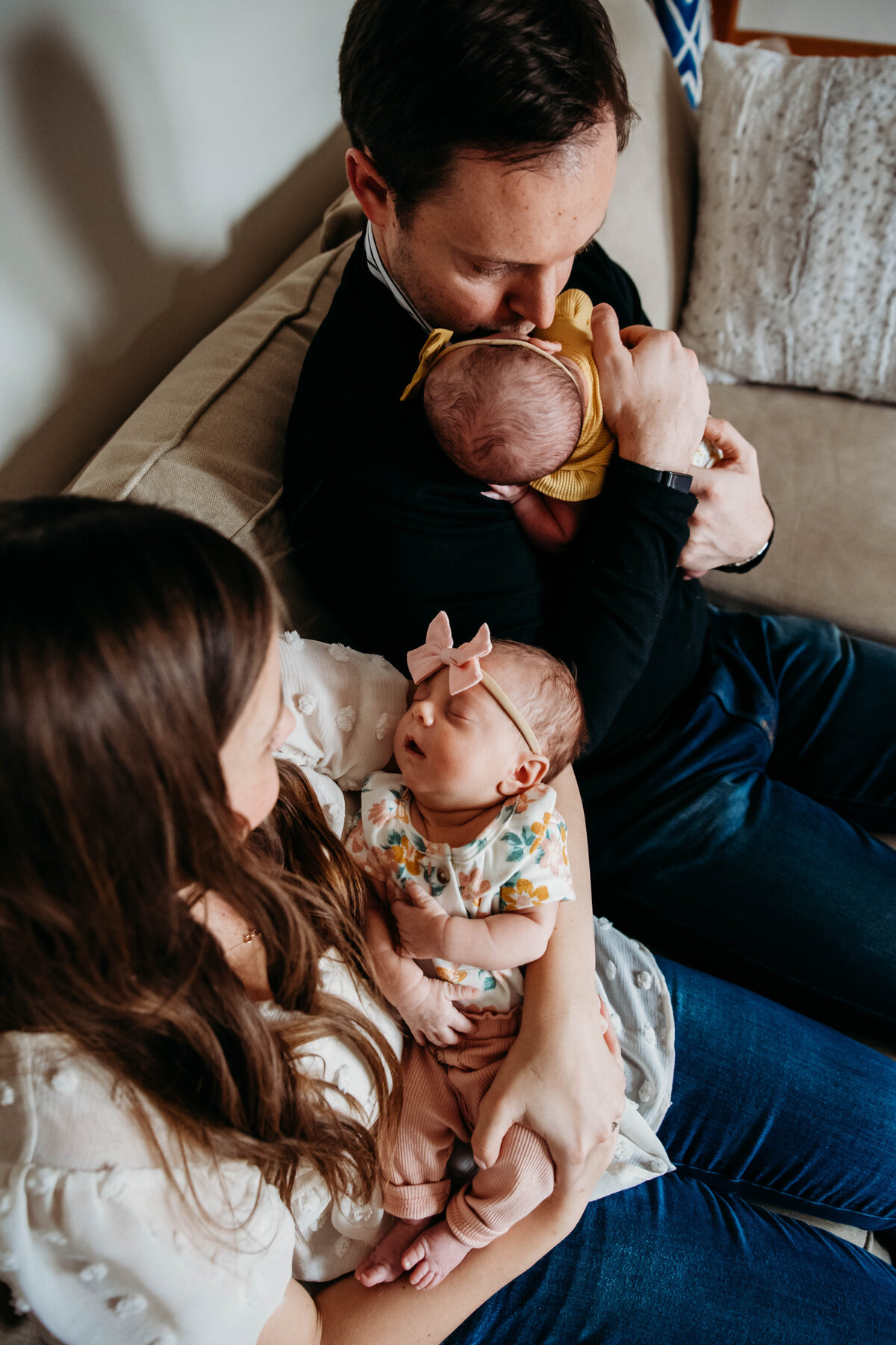 Arlington Heights Lifestyle Newborn Photographer- Kate and Sophie-14