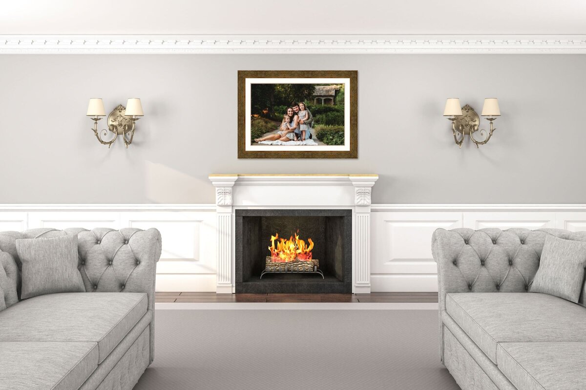 wallis living room - Formal Living Fireplace