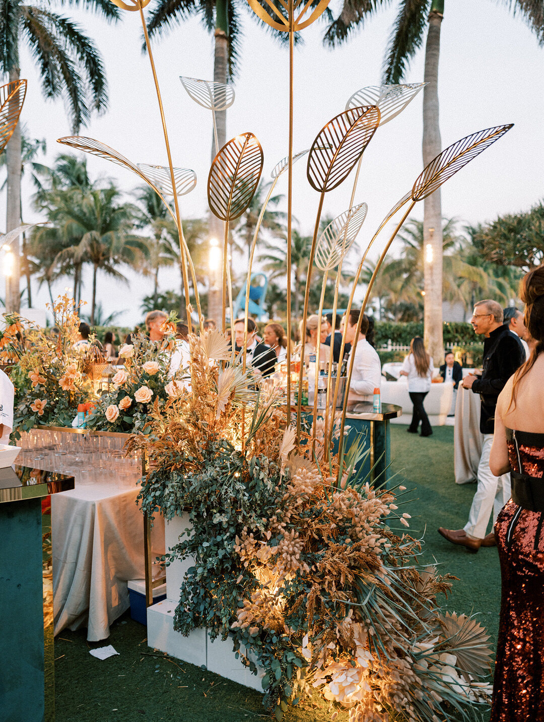 01 Welcome - Indian Sabyasachi Gown Wedding Miami Ritz Key Biscayne by GoBella.com @gobelladesign  25