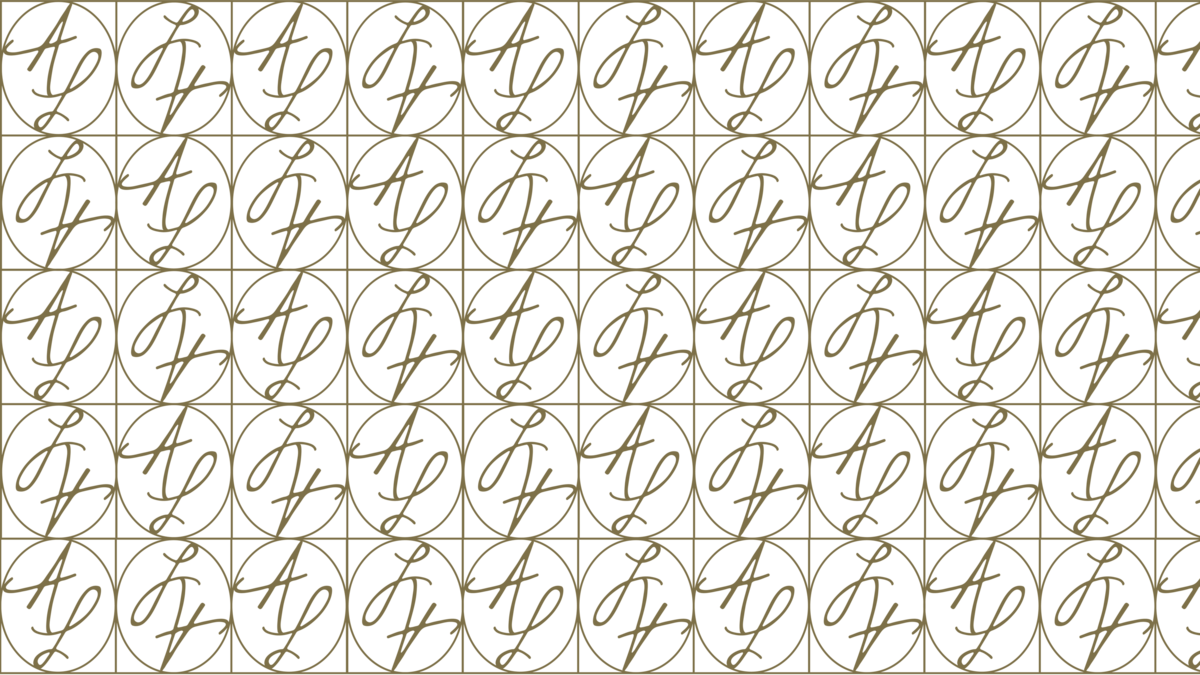 Custom monogram pattern design for LaCour Images, a Chicago Wedding Photographer