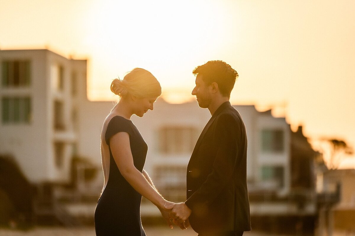 Sunrise Engagement Session at the beach