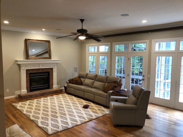 Interior Design for Family Spaces at Cornelius NC Lake House