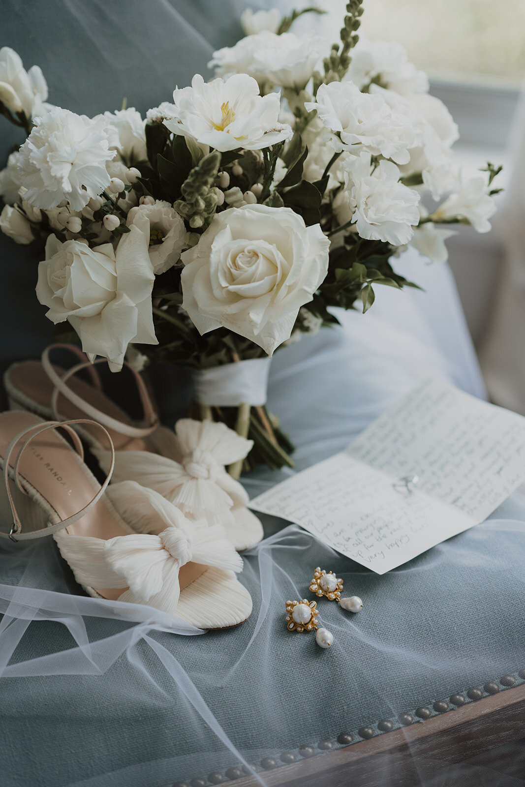 Classic green and white bouquet Sunshine Coast