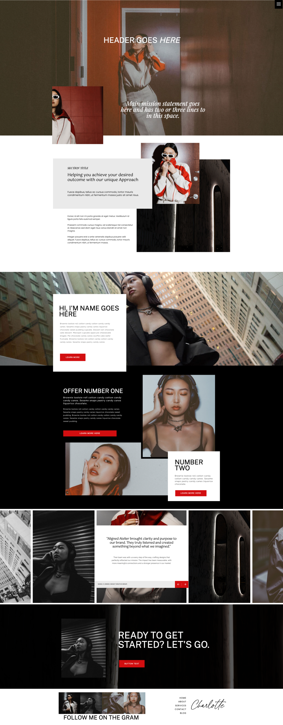 Charlotte Template [mai tai noir collection]