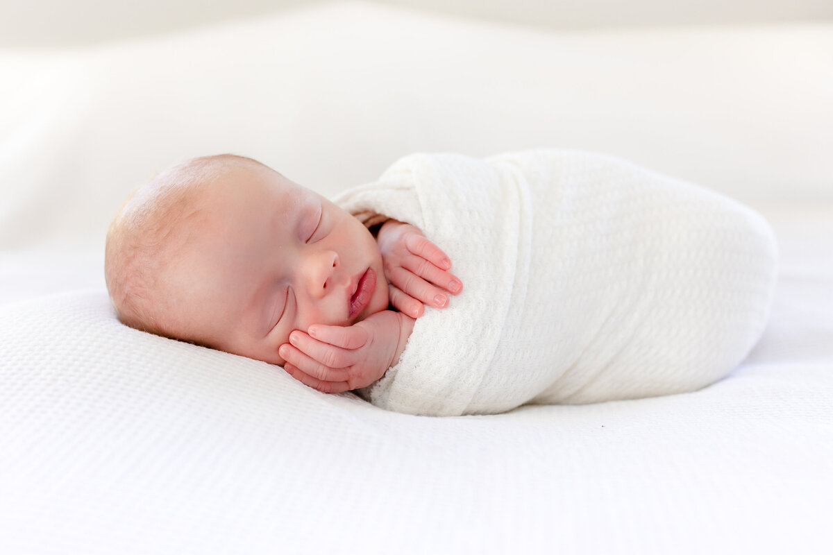 Lifestyle newborn session in Jacksonville, FL