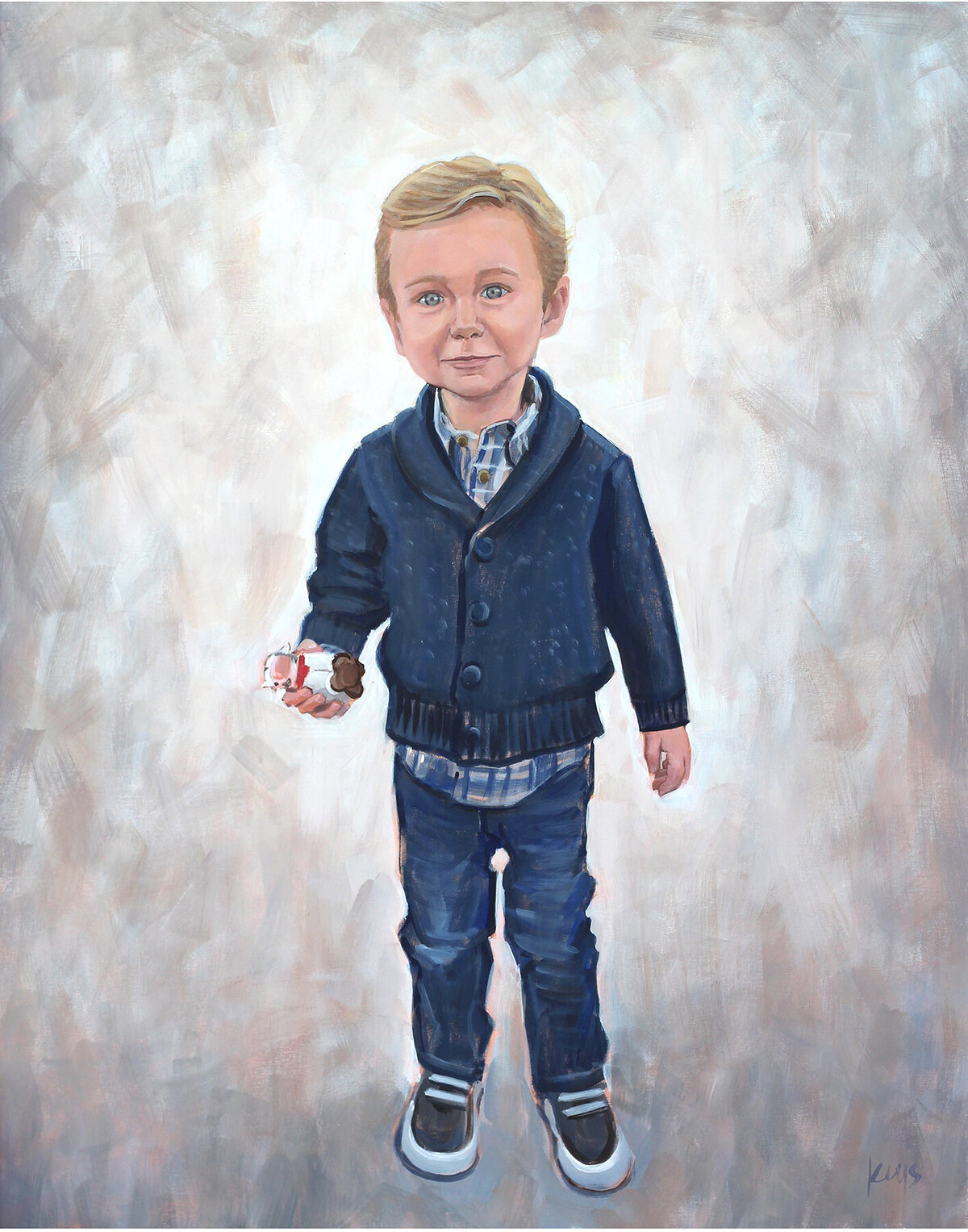 Child Portrait Painting, Ben Keys Fine Art Studio