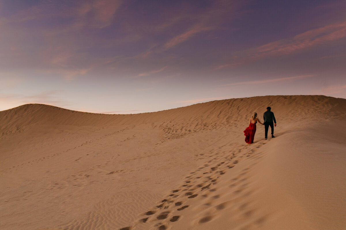 Engagement photo of a lovely couple