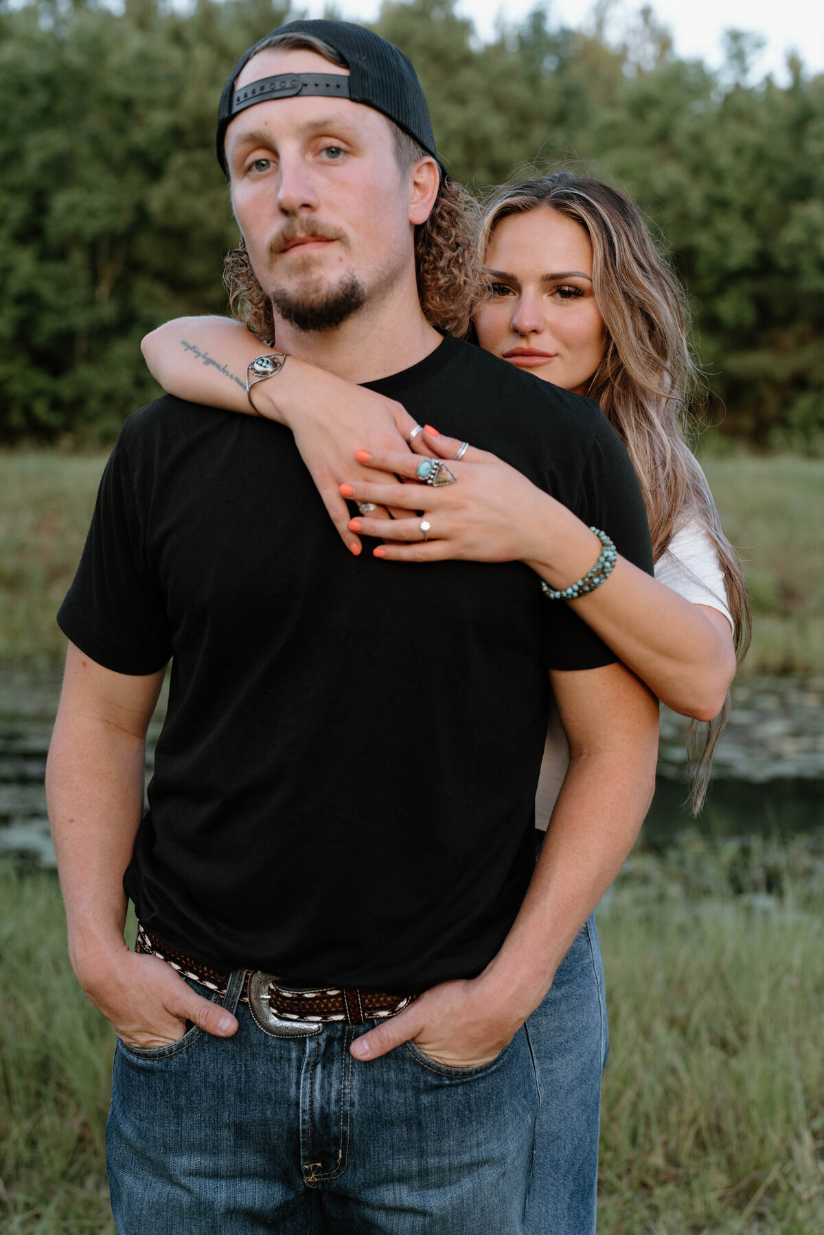 Orangefield Texas_Couple Session Field_Courtney LaSalle Photography-11