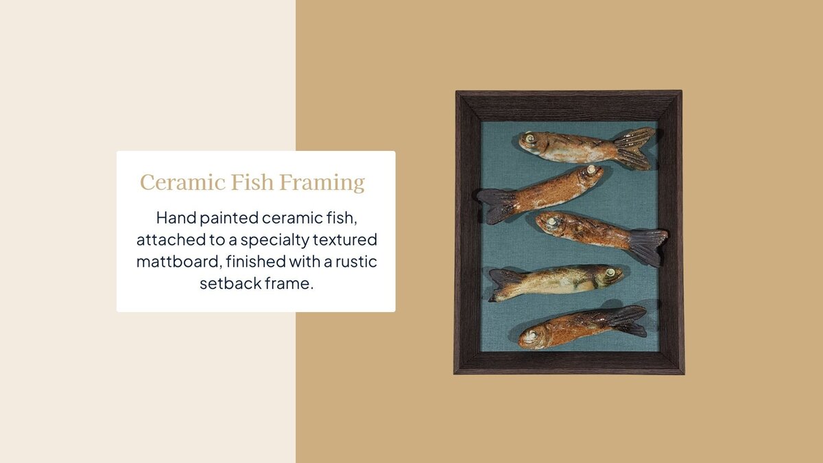 10. Ceramic Fish Framing