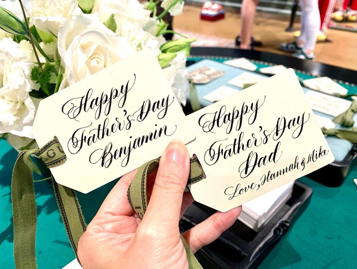 Gucci brand activation father's day card 2