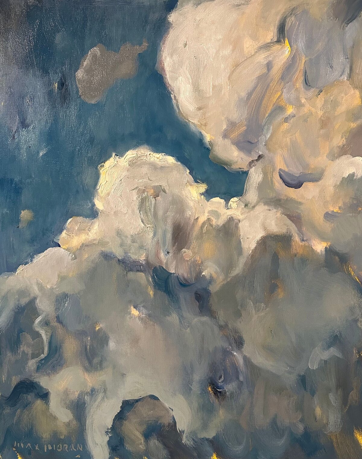 Clouds Above 24x30 ooc 4,000