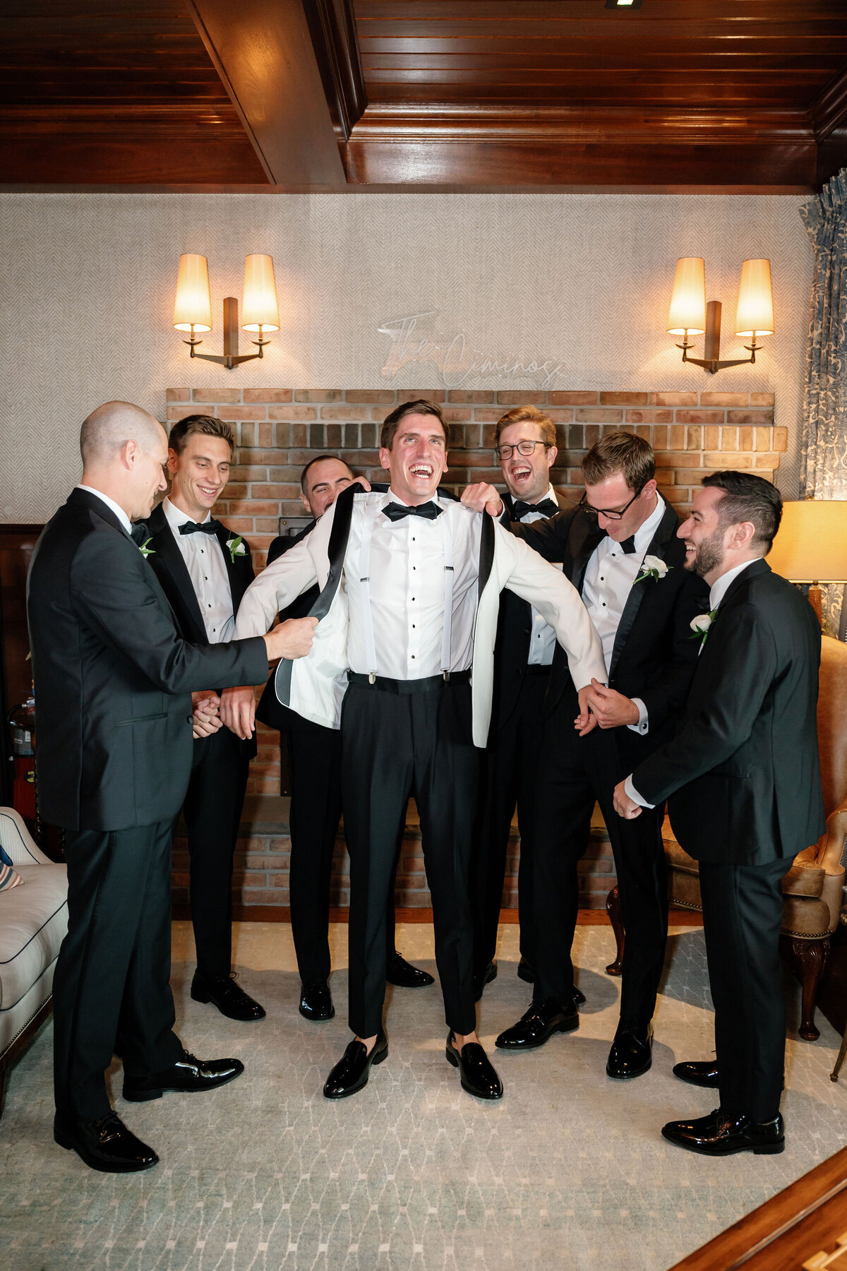 Groom Party Photos by Lisa Blanche Photography