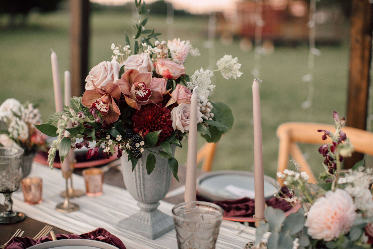 Luxury Outdoor Microwedding Inspiration in the Hudson Valley  with Ryan Elizabeth Photography and Wanderbus Photobooth 171