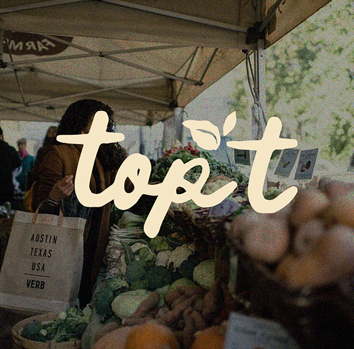Soft, earthy tones meet hand-drawn lettering for a brand that feels organic and inviting. logo inspoFarmer's market brand logo design