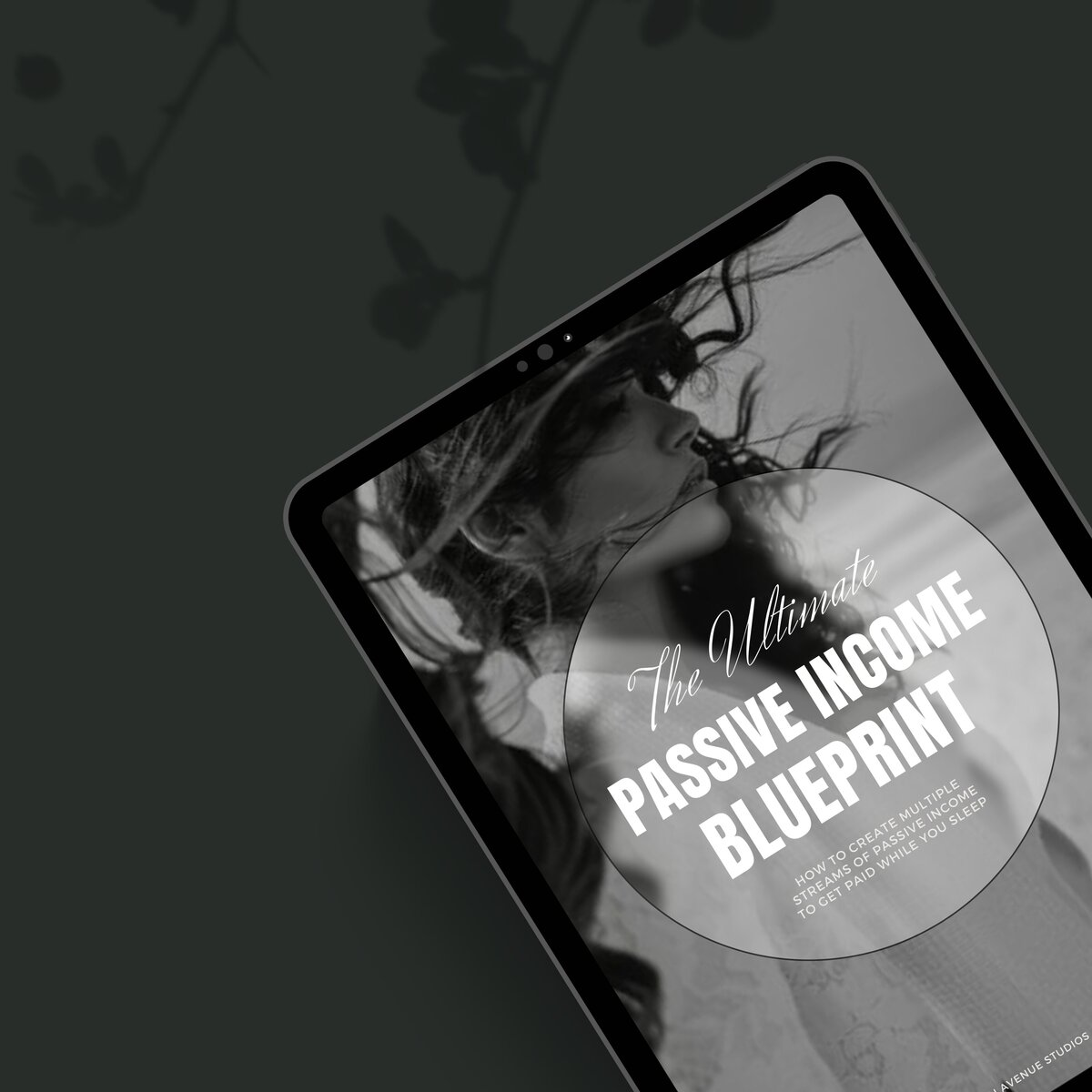 Aesthetic Tablet Mockup Instagram Post