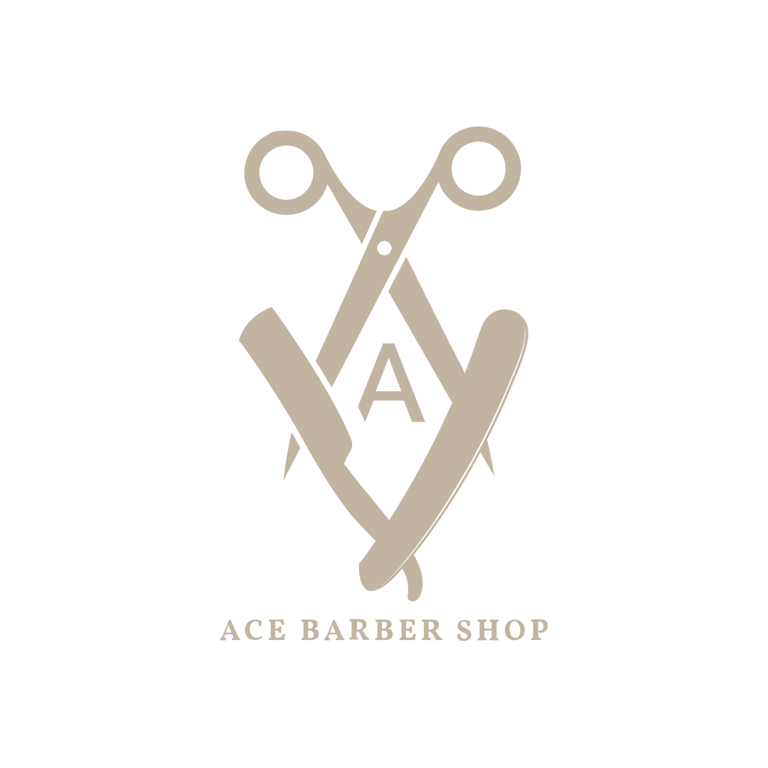 minimal barbershop logo