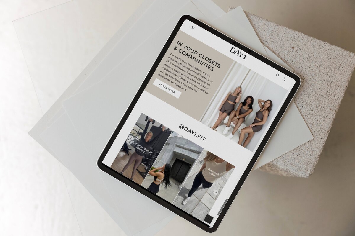 day1 fitness ipad mockup slideshow 6