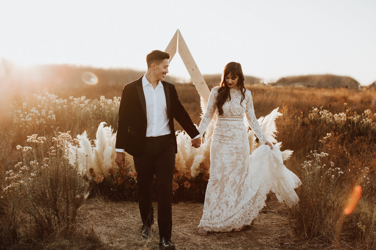 desert adventure elopement photos