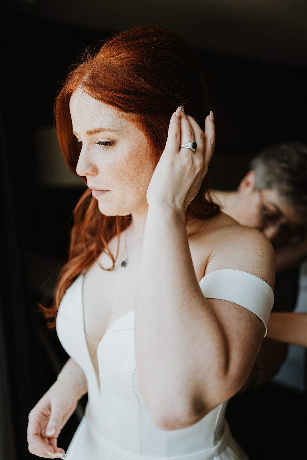 Bride Getting Ready