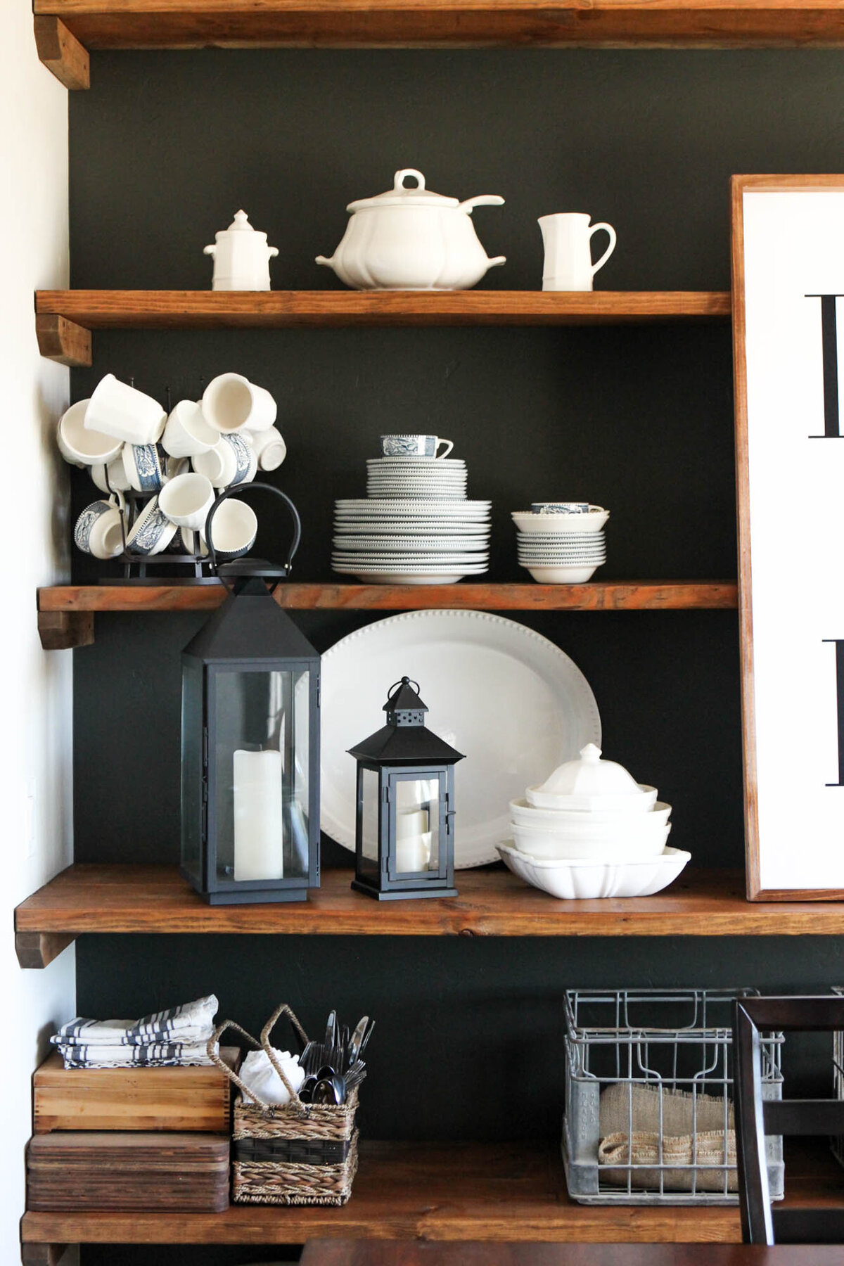 Moody Dining Room Shelves by The Wood Grain Cottage-4616