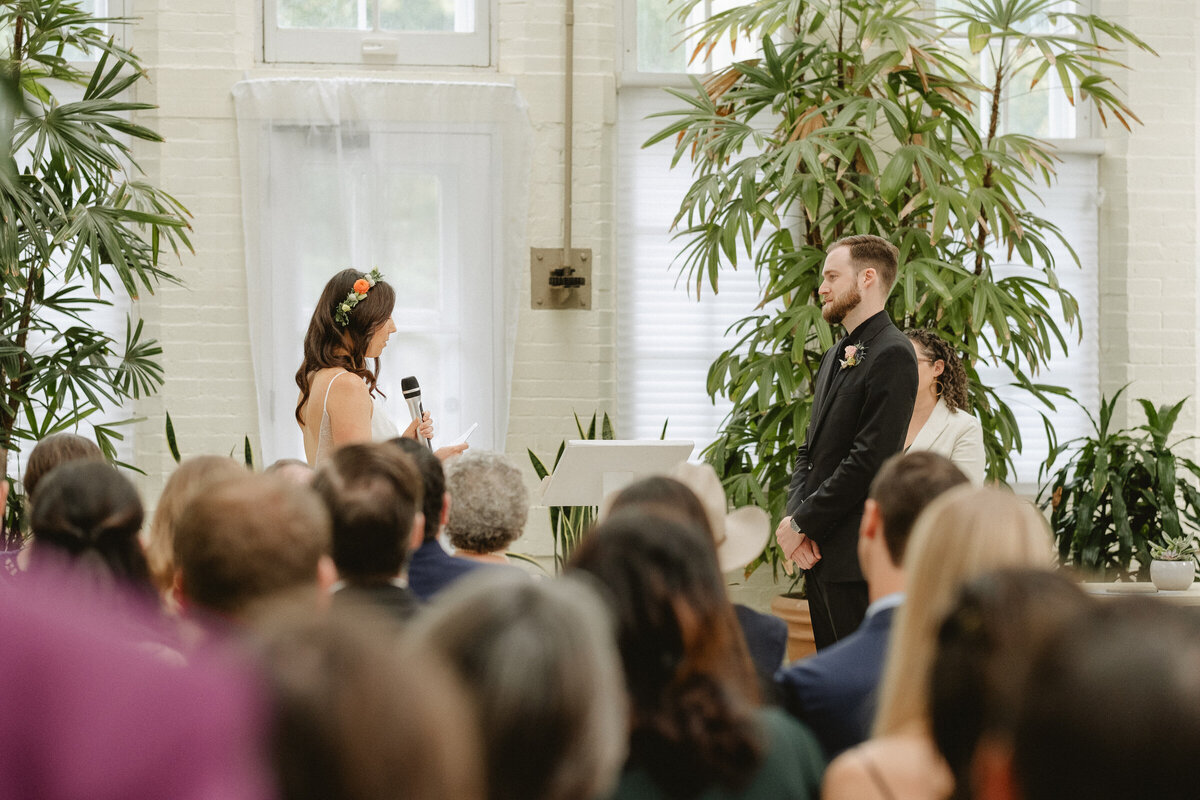 documentary photographer garden greenhouse wedding-100