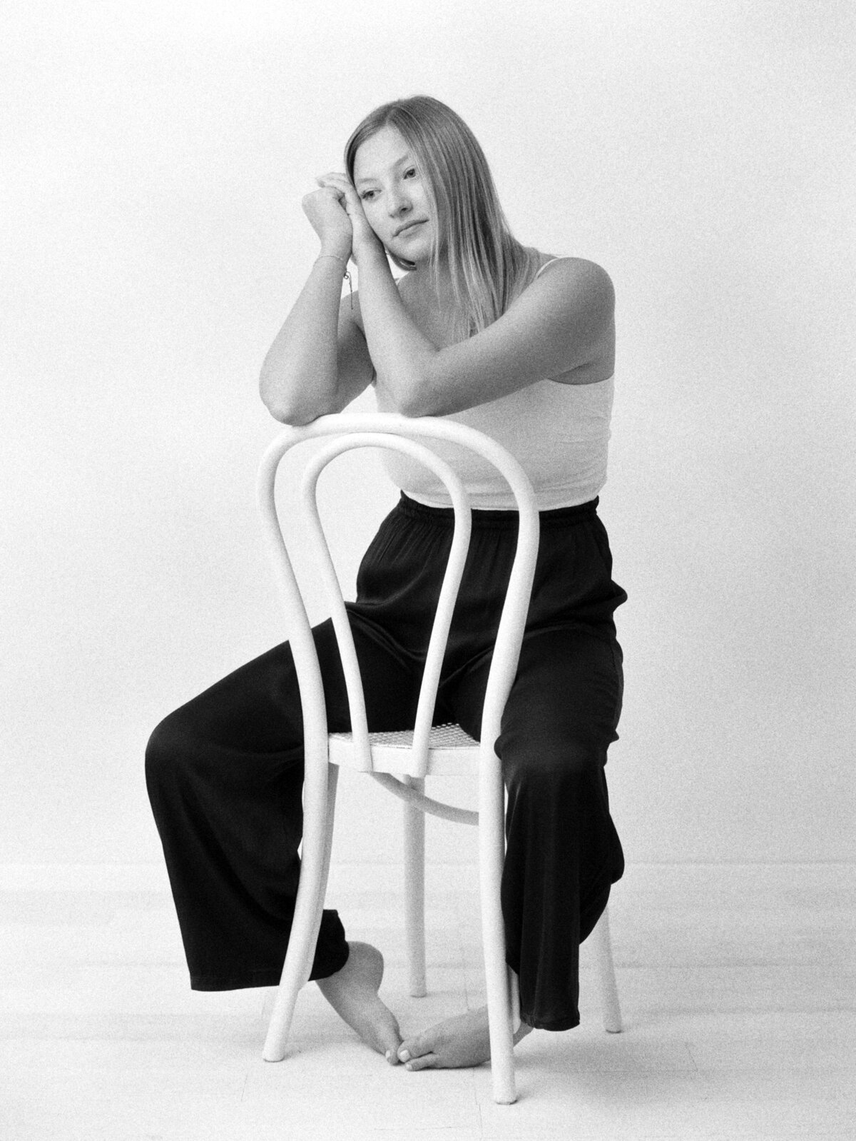 In-studio portrait photography session in Naters, Valais, Switzerland - 7