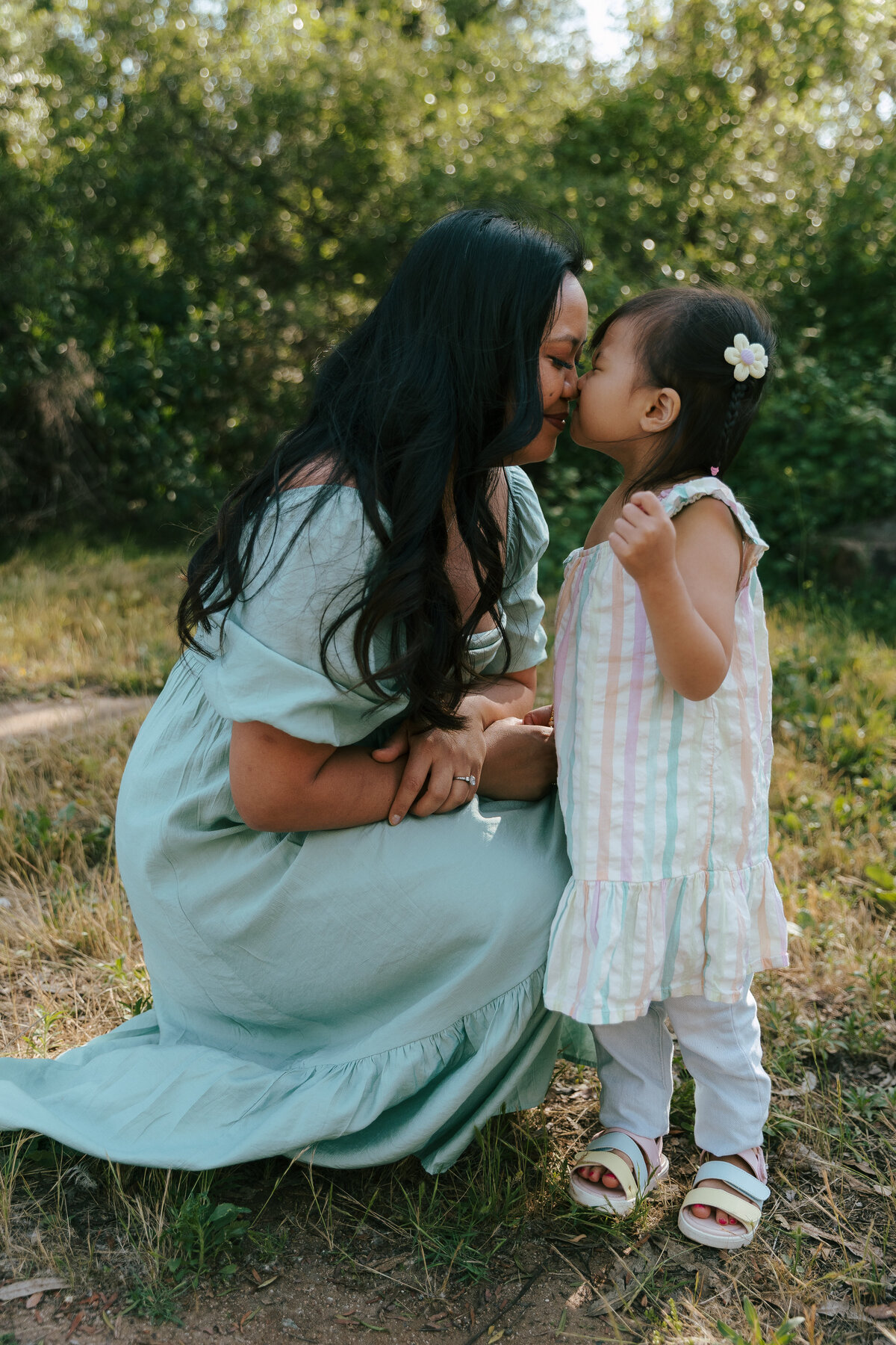 Candid family moment captured in San Diego