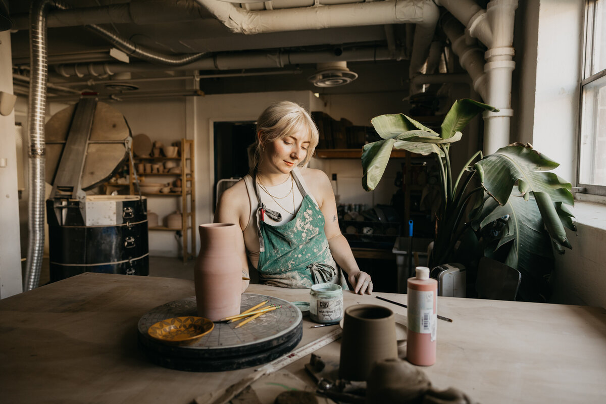 Emma LeKonrad Functional Ceramics Brand by Mycah Bain Photography-85
