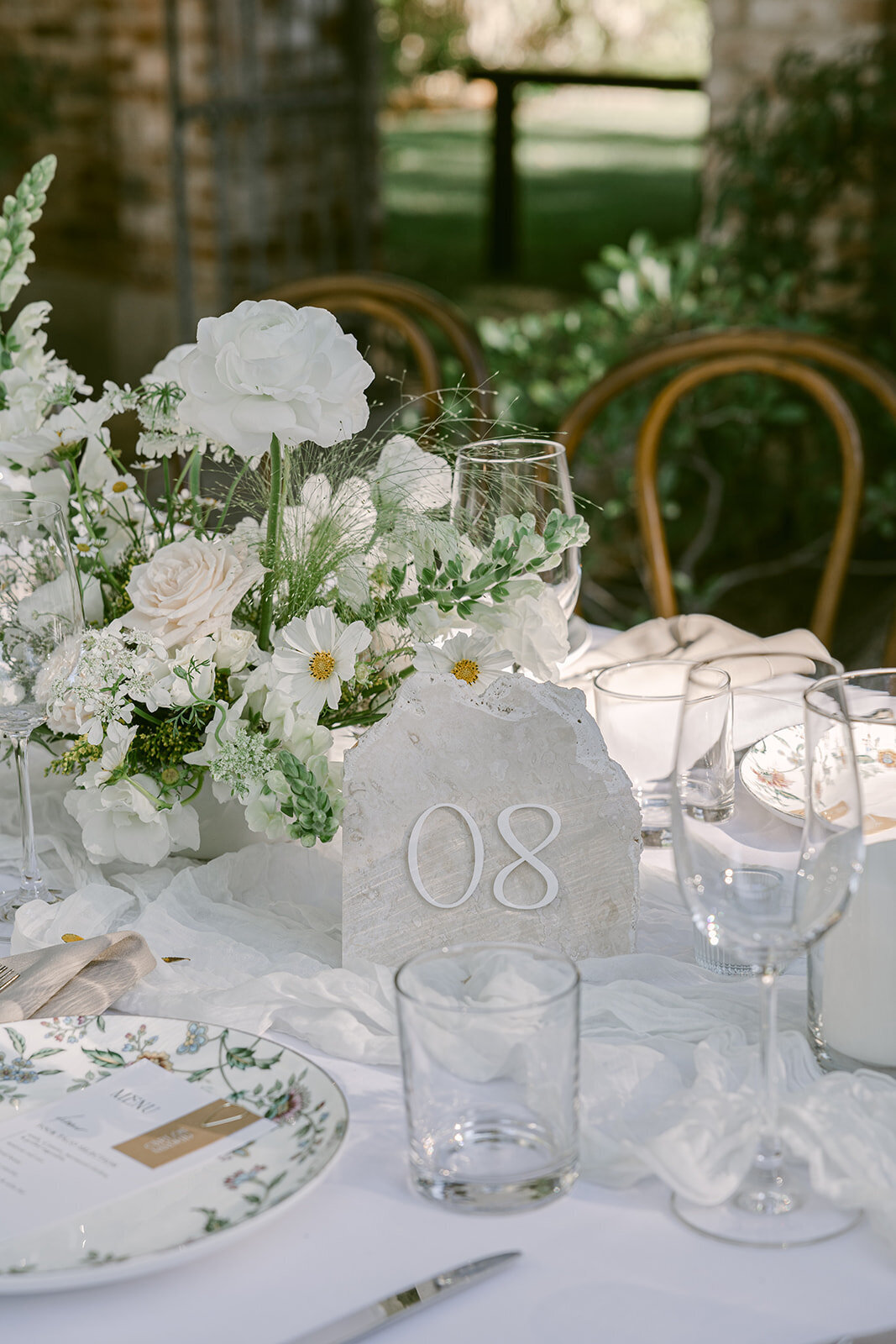 Italian Inspired Wedding Table at Hummingbird Nest Ranch