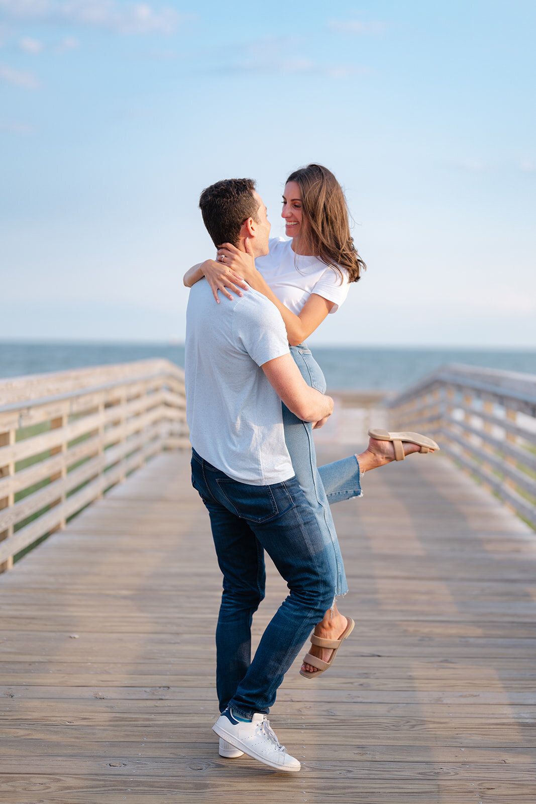 Laynie and Cody beach engagement3