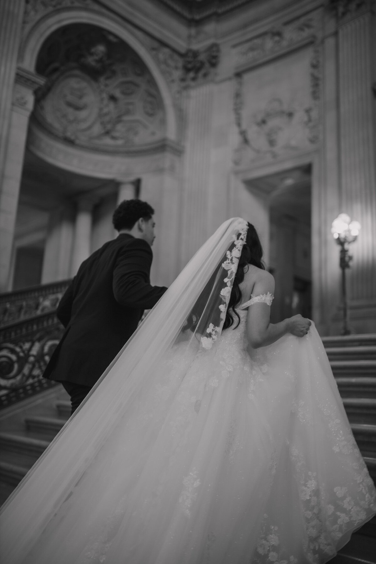 Bride hair down hairstyle san francisco