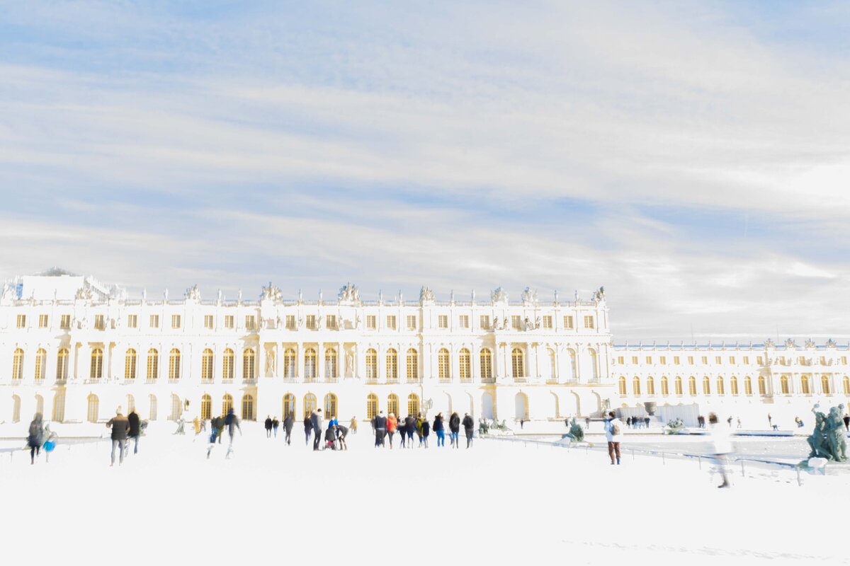 Chateau de Versailles, Winter, France, Henrie Richer, 2018-1-2