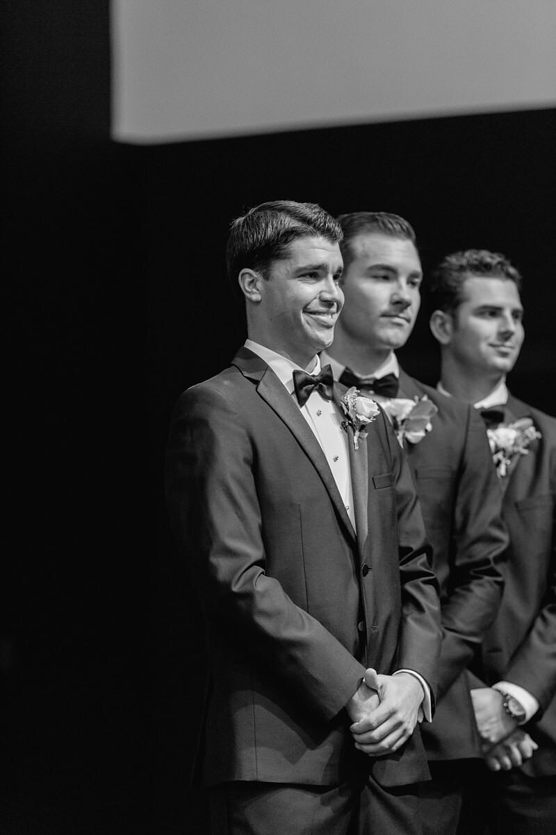 Classic Wedding at City Church of Evansville with Reception at ECC136