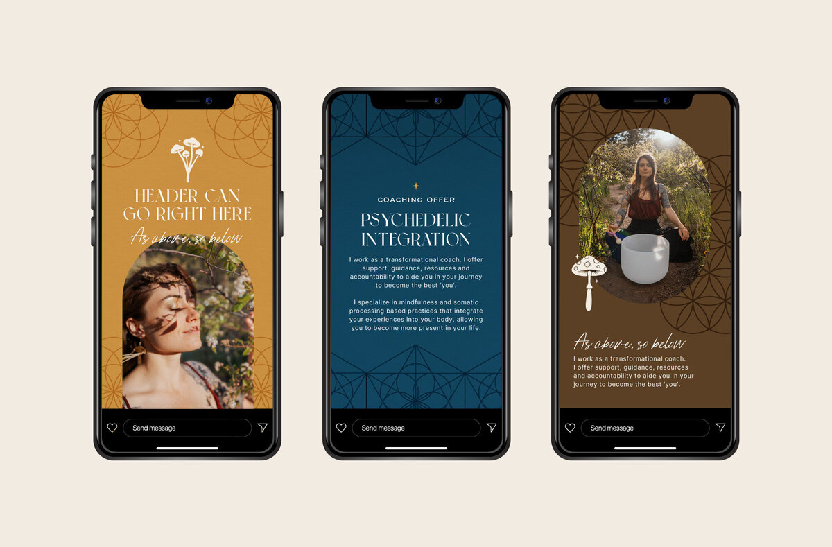 Secondary Logo Design Layout for Lifestyle Curation brand