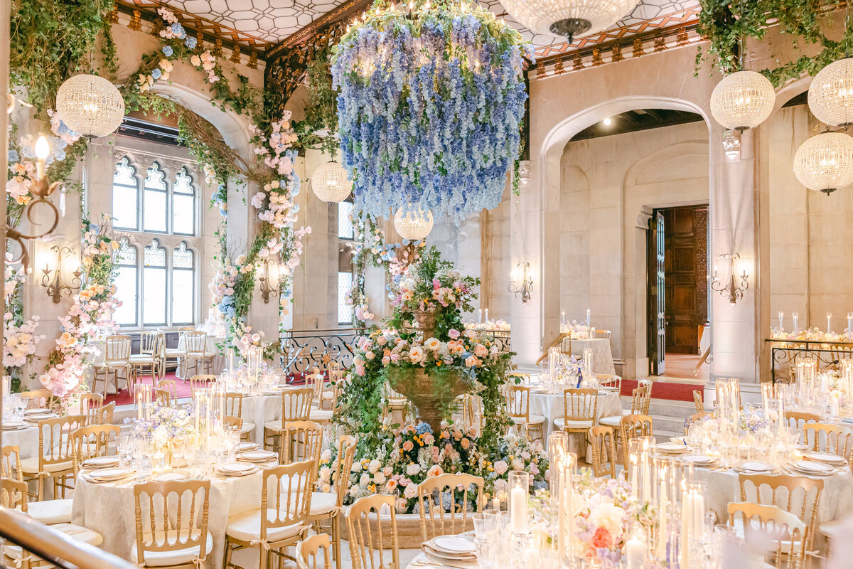 Luxury floral decor at Hempstead House 