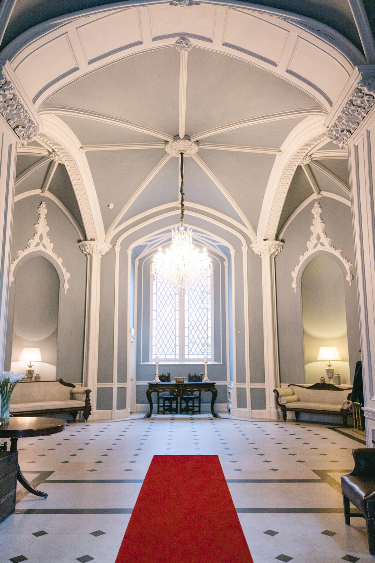 A wedding photo of the wedding venue Luttrellstown Castle