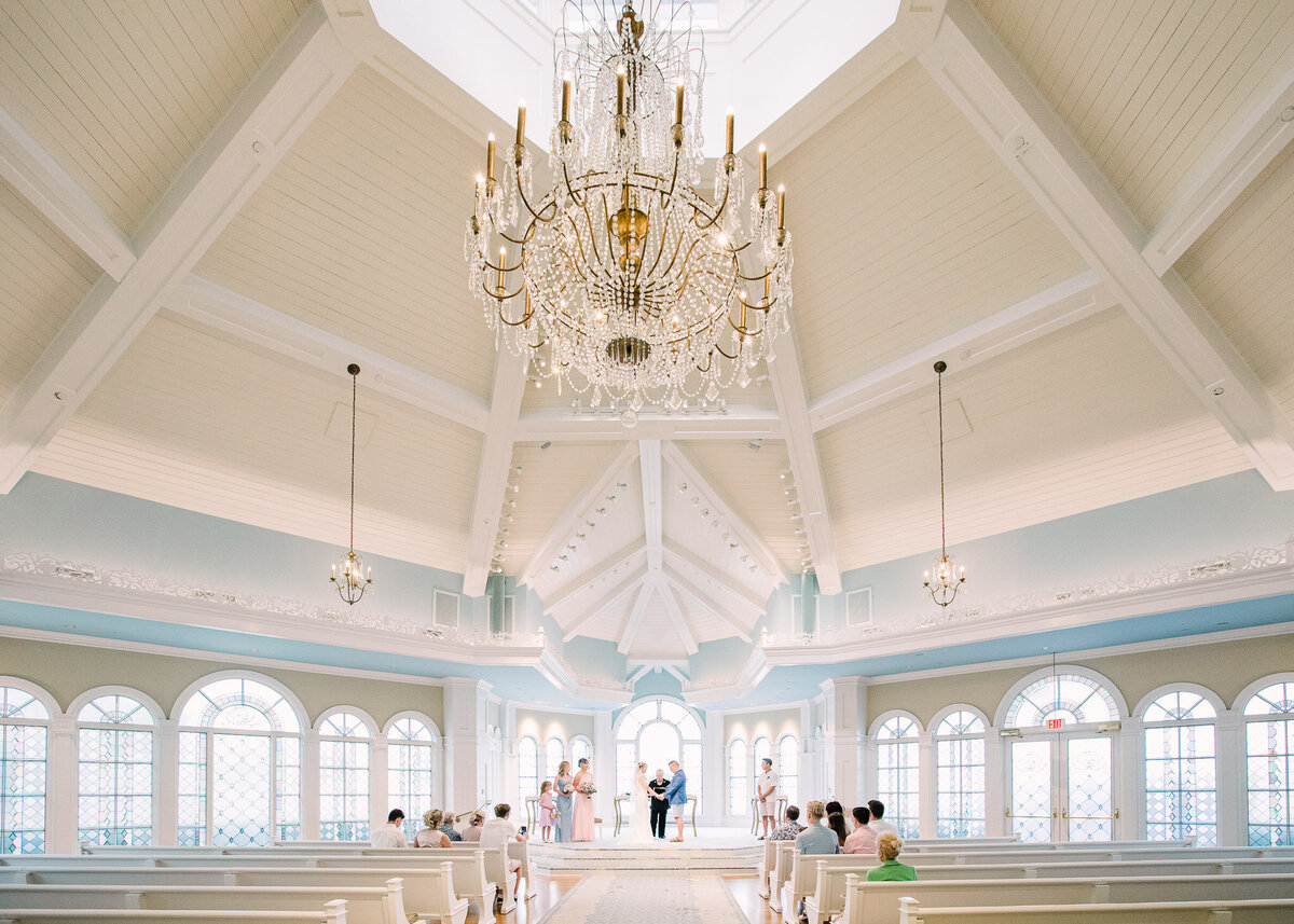 Disney's Wedding Pavilion during intimate ceremony