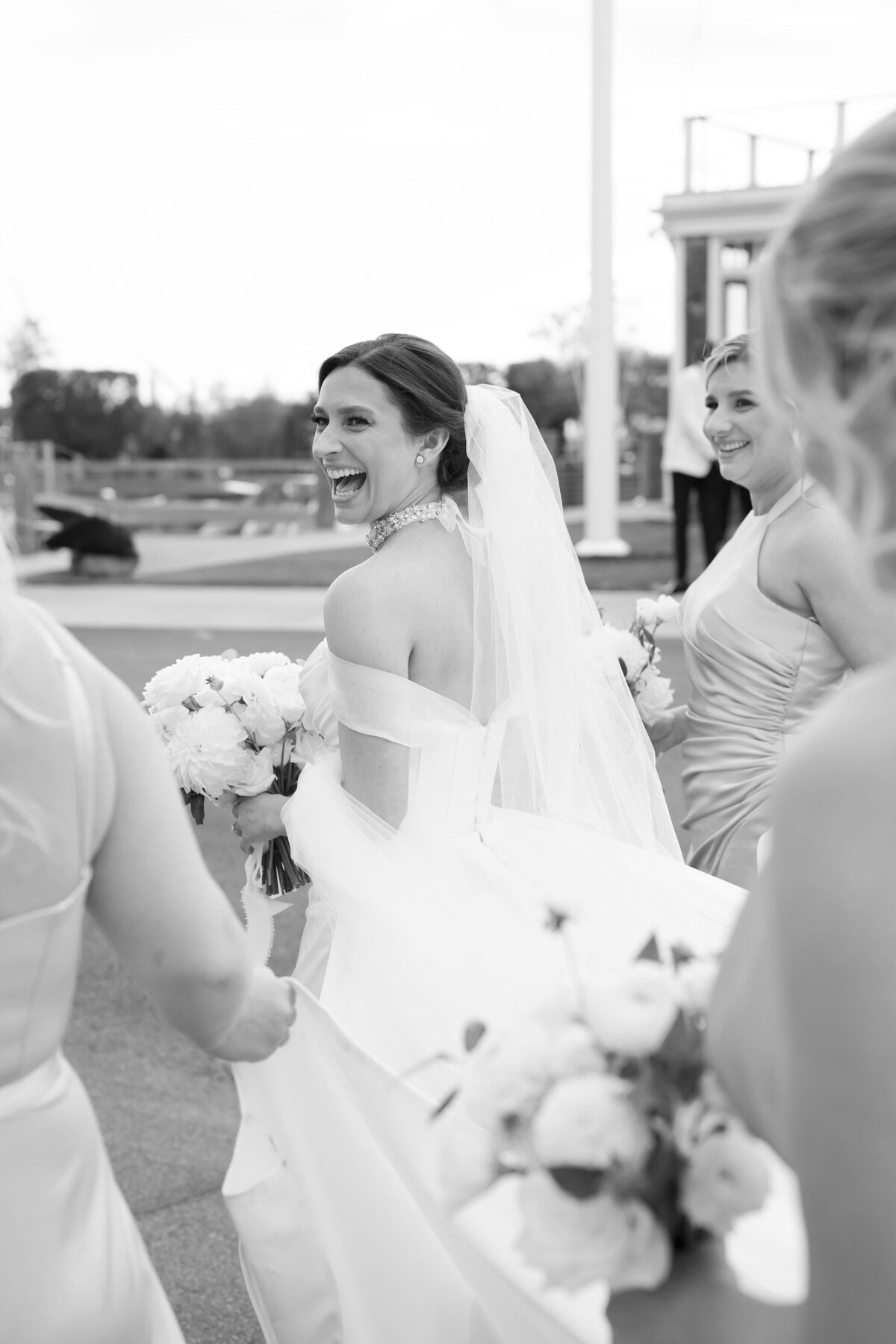 Candid Bridal Photo by Lisa Blanche Photography