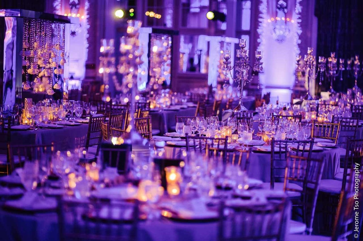 luxury wedding reception at Fairmont Hotel Seattle