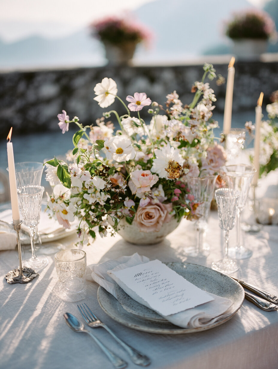 Table Scape - Lake Como Wedding Photographer-00001