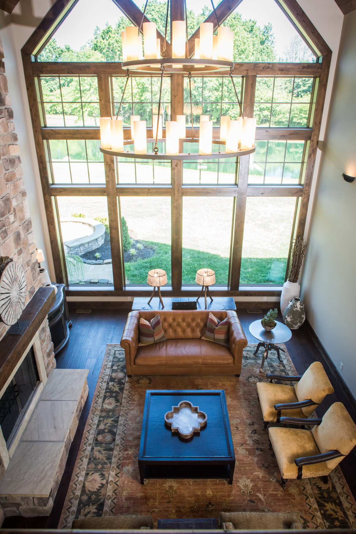 Advertising interior design photograph of a vintage foyer